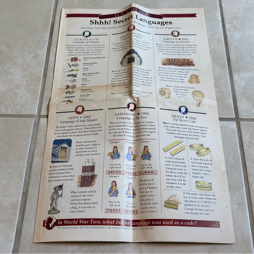 American Girl Storybook Pamphlet Brochures Newspaper Collection Bundle 1995 VTG - Picture 10 of 15